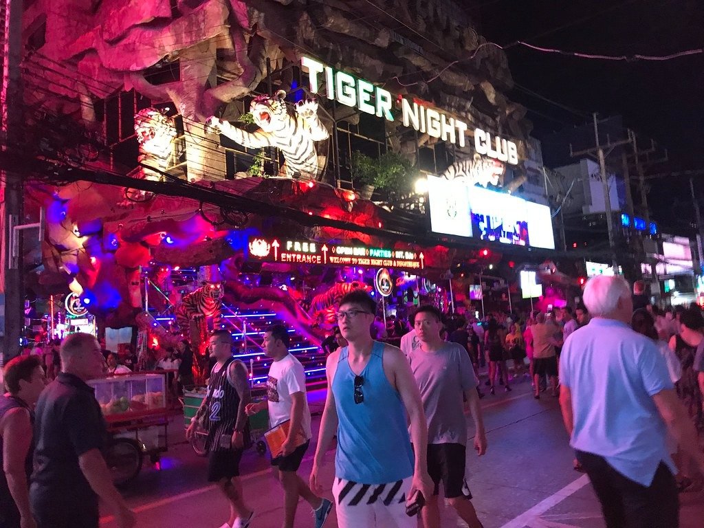 Tiger Night Club entrance on Bangla Road